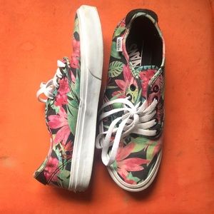 Floral vans